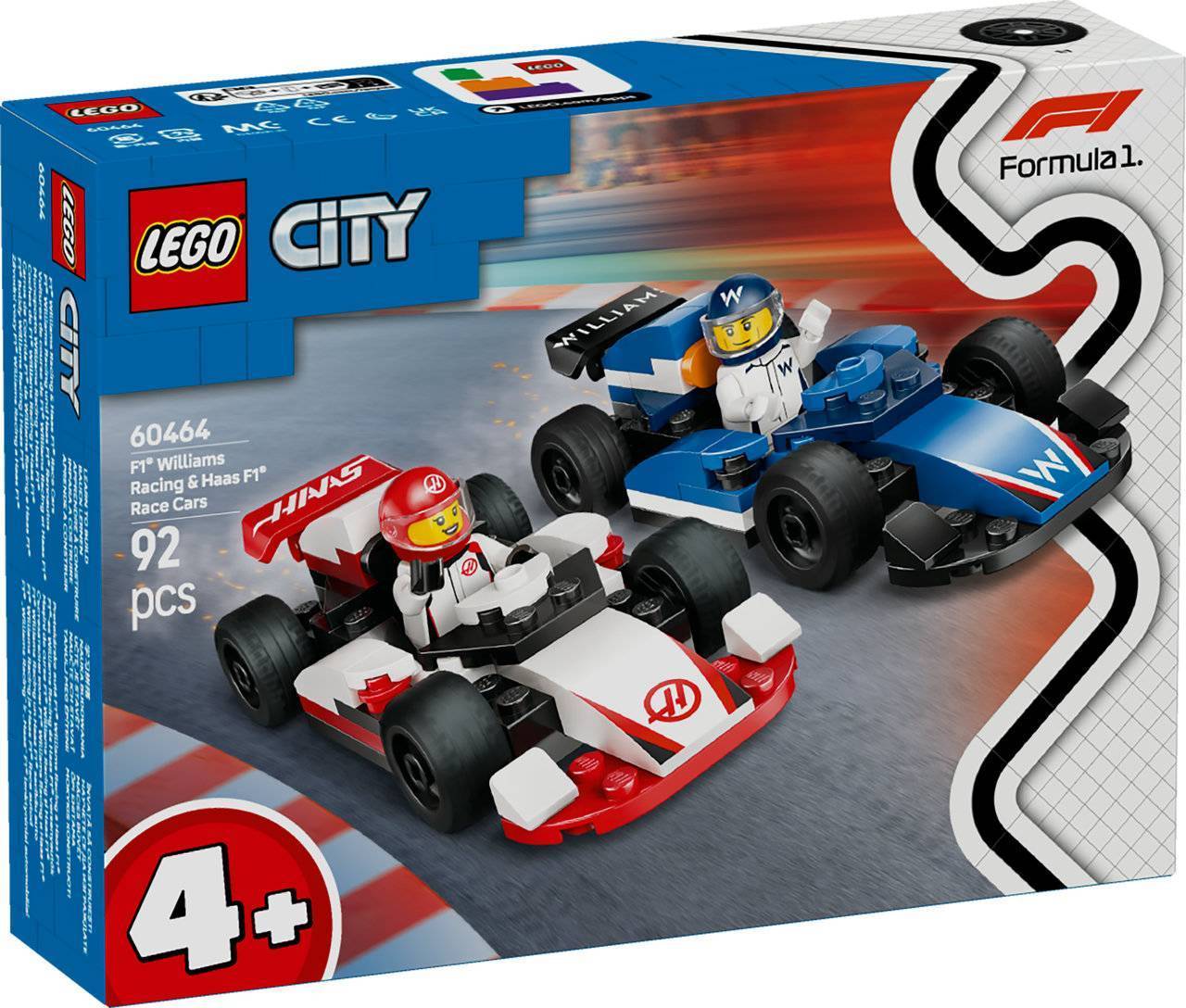 LEGO City F1 Williams Racing Racing Racerbilar 60464