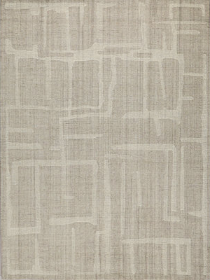 Exquisite Beigeivory Rectangle 4' x 6' Area Rug Beige