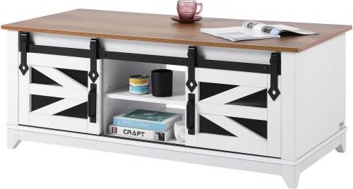 VEVOR 48 Inch Farmhouse Coffee Table