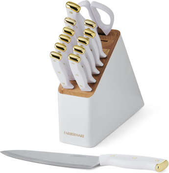 Knife set Farberware Triple Riveted Knife Block Set 14-Piece Knife Set