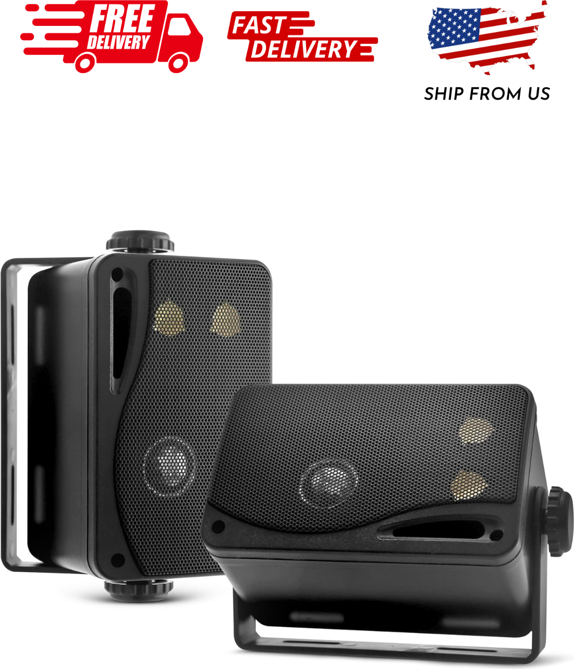 Car speaker system Pyle 3-Way Mini Box Speaker System