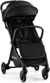 Black baby stroller SlickBlue Kids One-Hand Baby Stroller