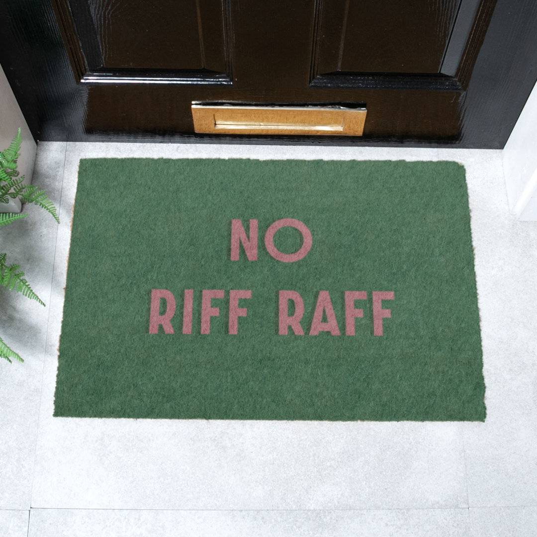 Lark Manor No Riff Raff Doormat 60 x 40 cm