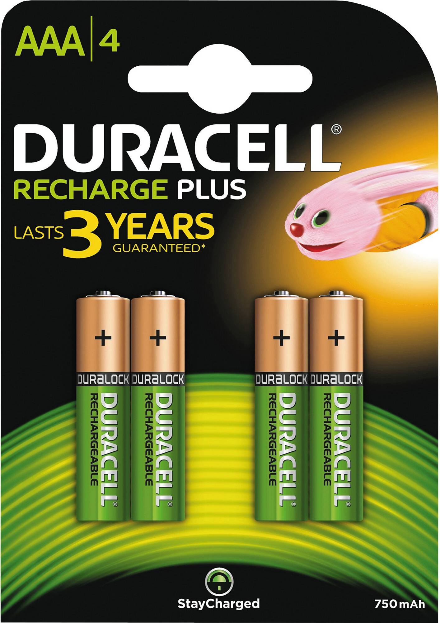 AAA Rechargeable Plus 4-pack