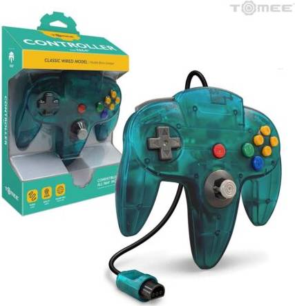 Tomee Wired N64 Controller with Nintendo 64 System