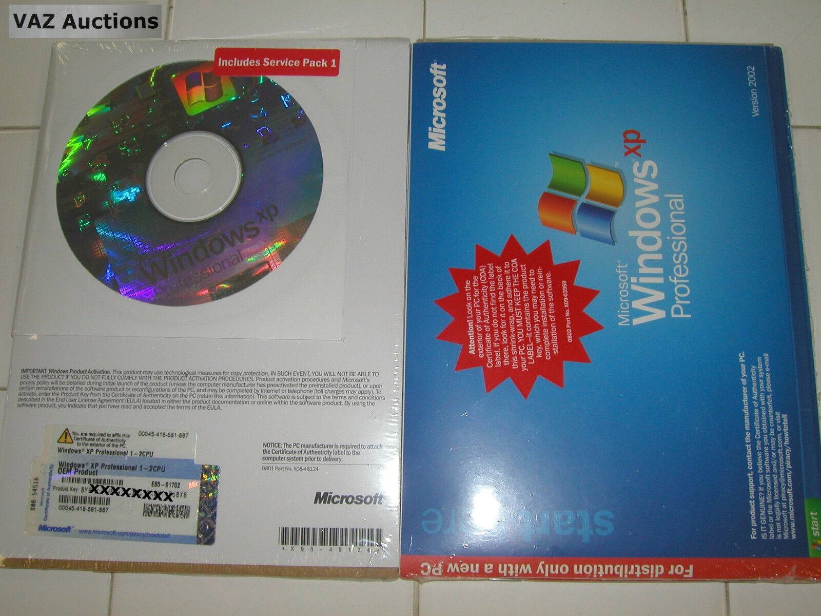 Microsoft Windows XP Professional Full Operating System