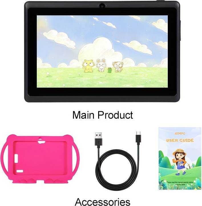 Surfplatta 7 tum Temu 7-Inch Tablet With Eye Protection