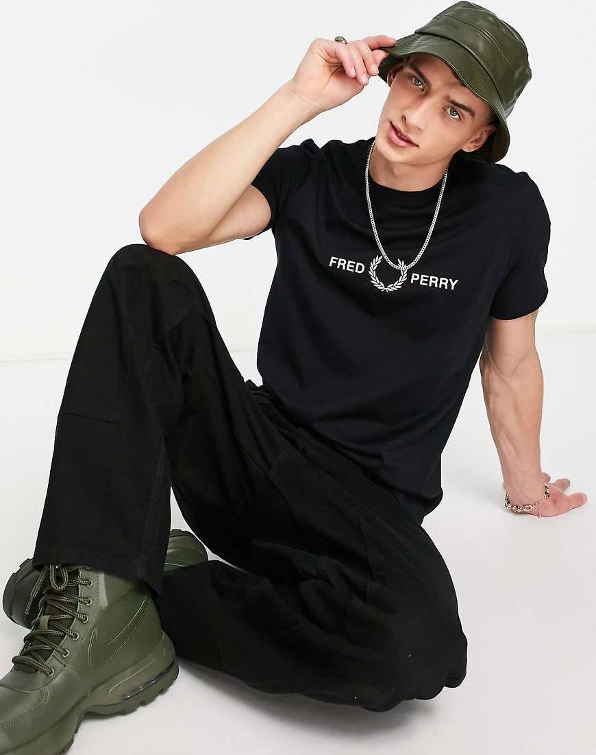 Fred Perry Top - Sort