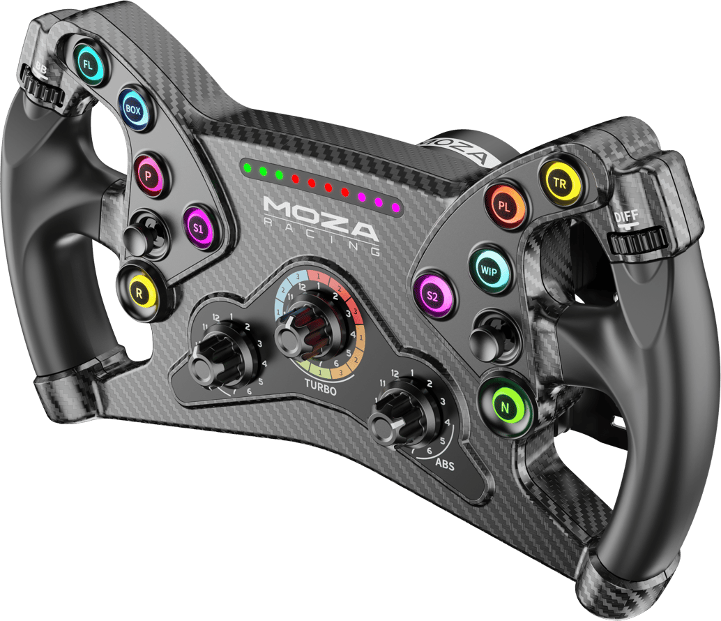 Moza racing wheel Moza Racing KS Formula Ratt RS047 - Svart/Flerfarget