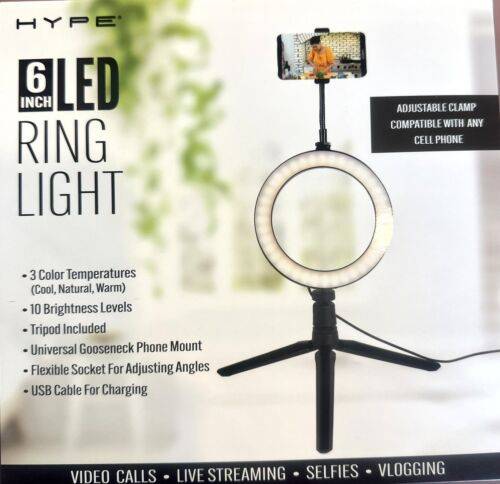 Ring light photography Hype 6 Inch LED Ring Light
