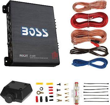 Boss car audio Boss Audio R1100M 1100W Mono Car Amplifier Kit