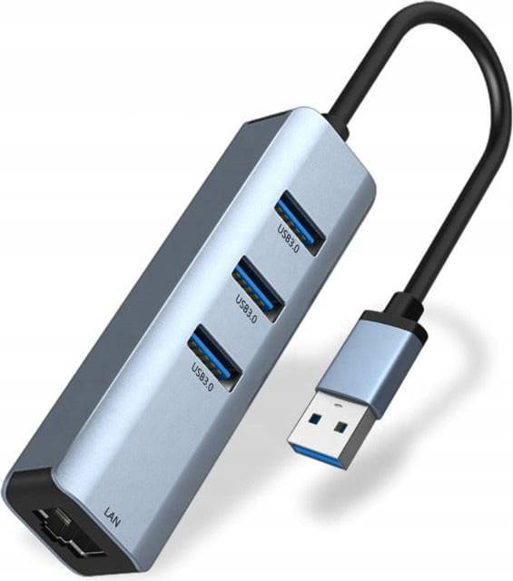 Hub USB RJ-45 USB-A 3.0