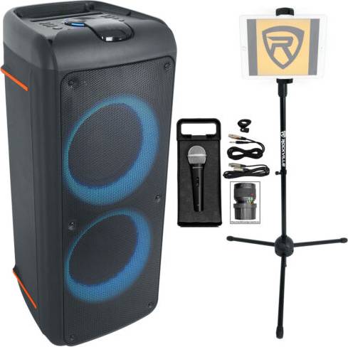 Karaoke system Rockville Rock Party 9 Dual 8 Inch Karaoke Machine System