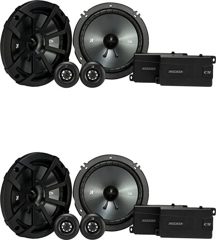 6.5 car speakers component Kicker CSS65 Component System 6.5-Inch