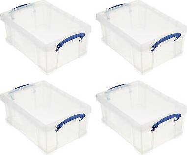 Really useful box Really Useful Products 9L Container 4 Pack Storage Box