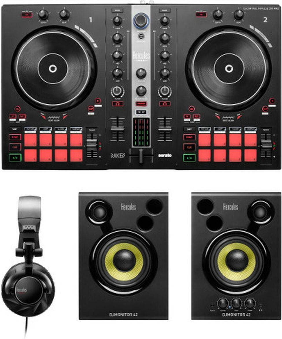 Hercules DJ Essentials Kit 2-Deck Controller
