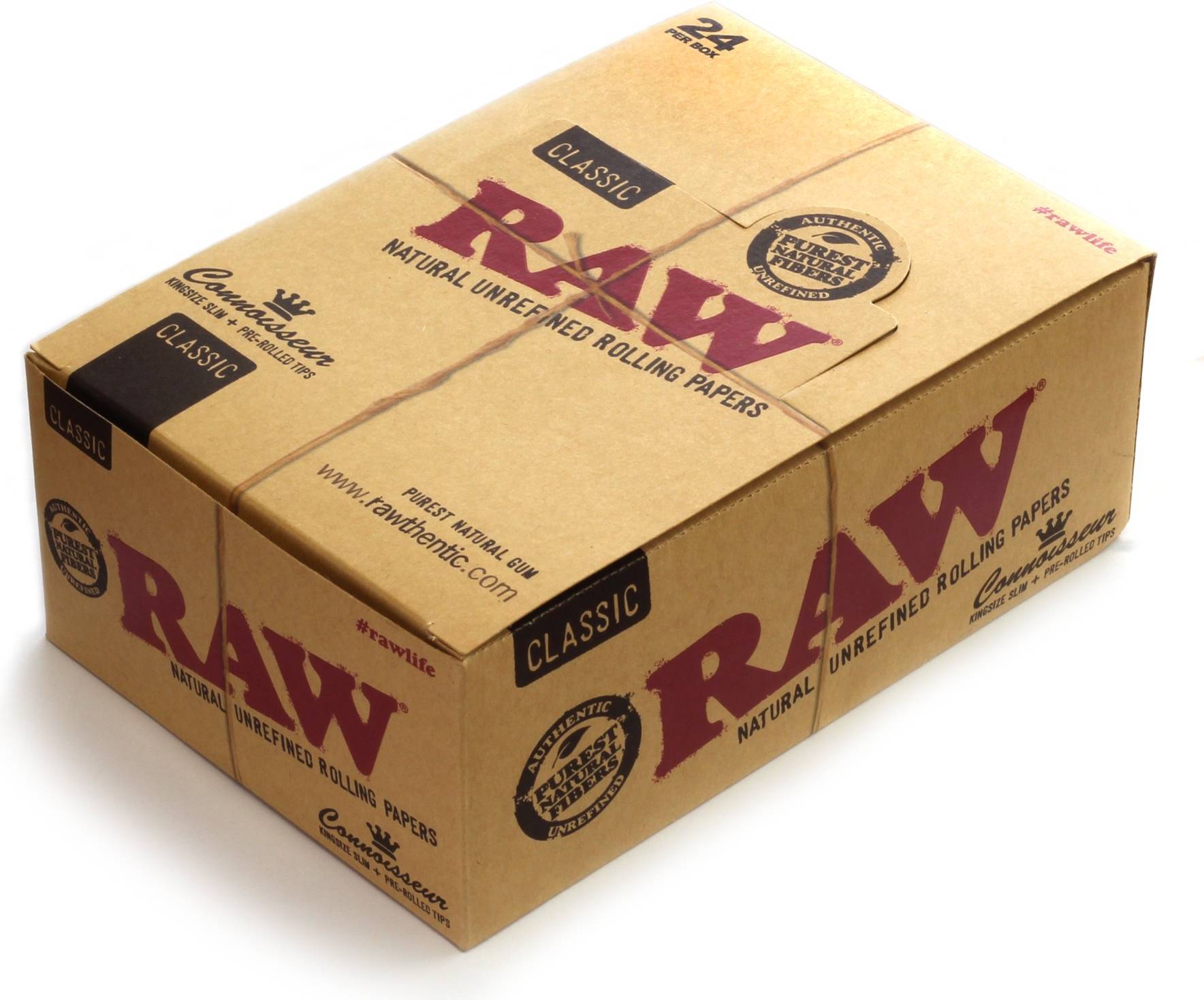 Raw Connoiss Prerolled Tips Threads 1 Box