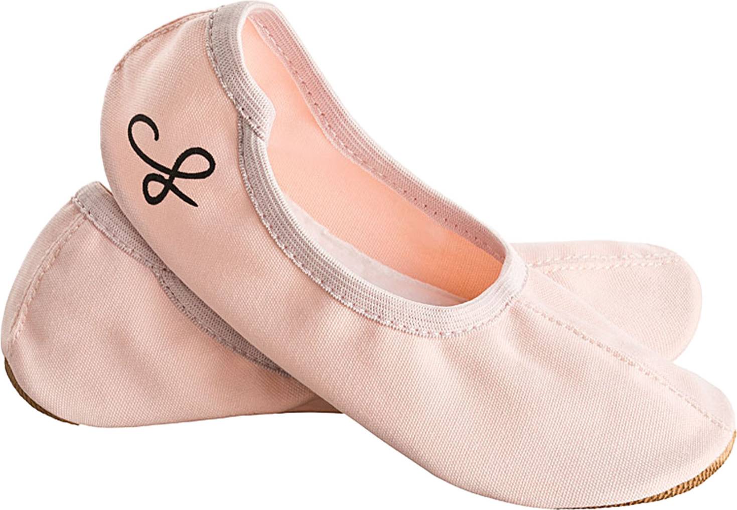 Turnschläppchen Stoff - Rosa