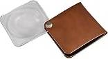 Handy Loupe Rectangular 3.5x Light Brown