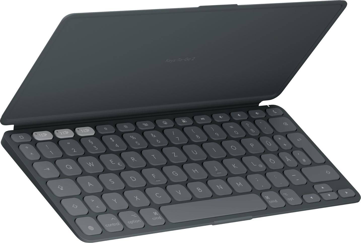Logitech Keys-To-Go 2 Graphite Deu