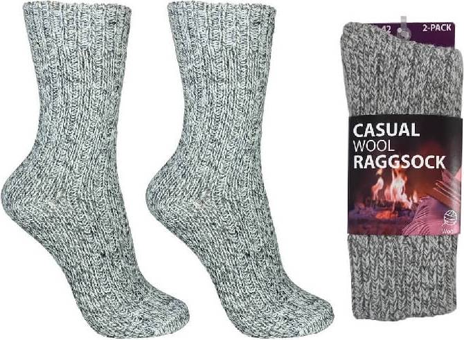 Walking Raggsockar 2-Pack - Grå