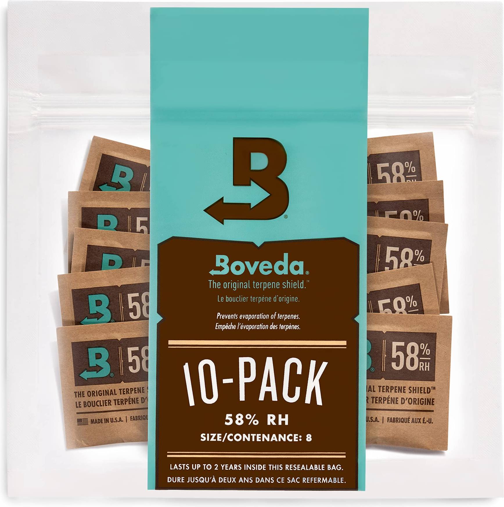 Boveda Two-Way Humidity Control Packs Size 8