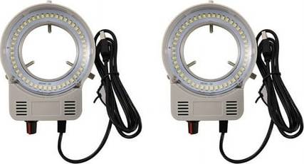 2X 48 LED Industrial Microscope Camera Light