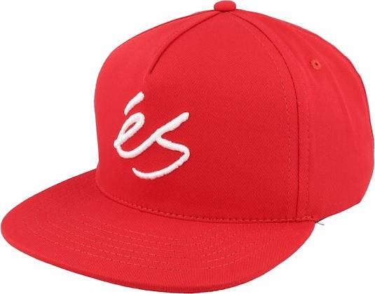 Snapback Keps - Röd/Script Red