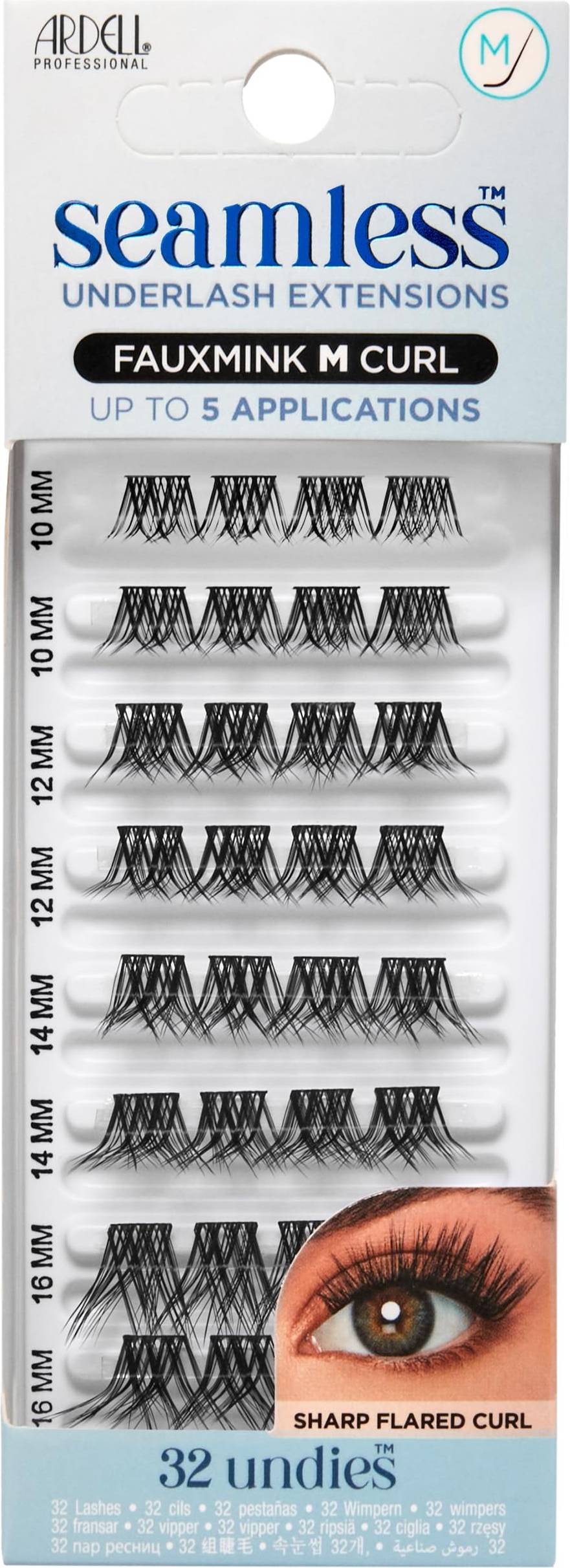 Ardell Seamless Underlash Lash Extensions Kit Curl 32 Rkning