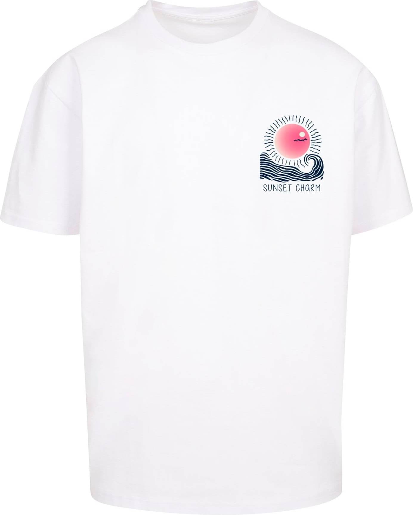 T-Shirt Sunset Charm - Weiß