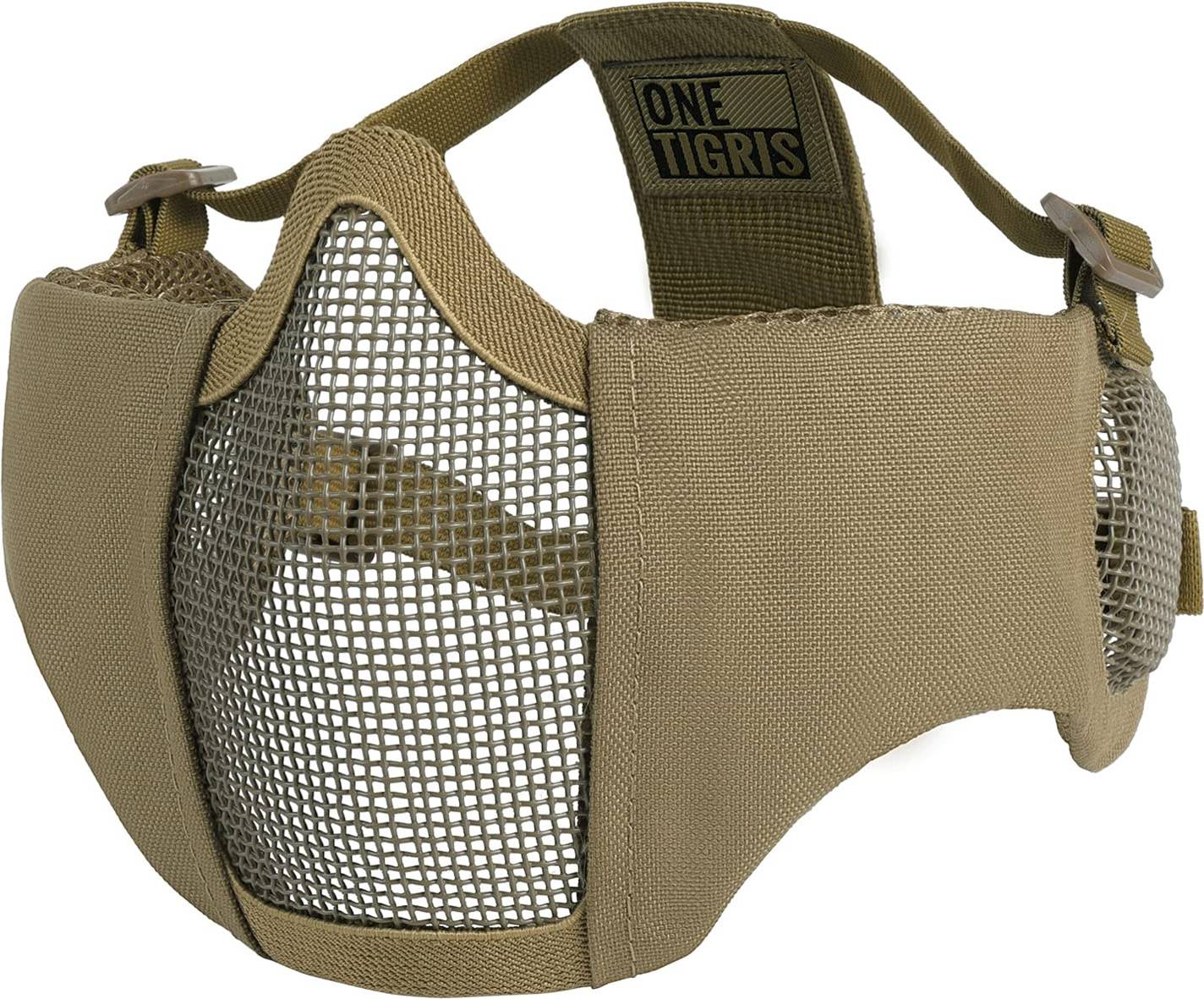 OneTigris 6 Inch Foldable Half Face Mask