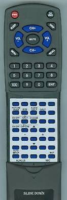 Redi Remote Replacement for Nec RU-M115