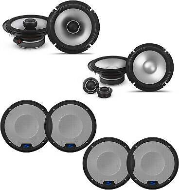 6.5 car speakers component Alpine S2 6.5" Component Bundle