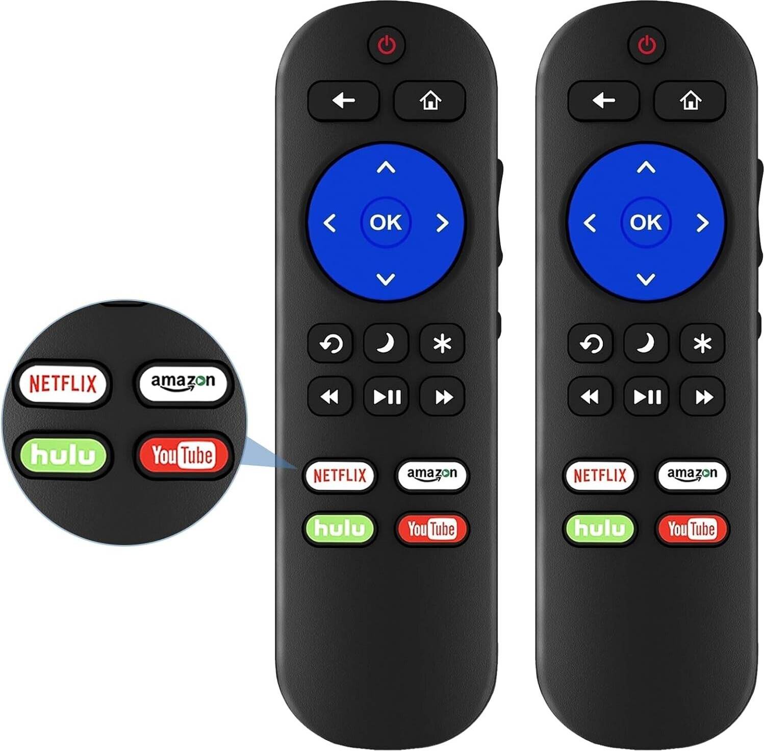 Roku Universal TV Remote 2pac
