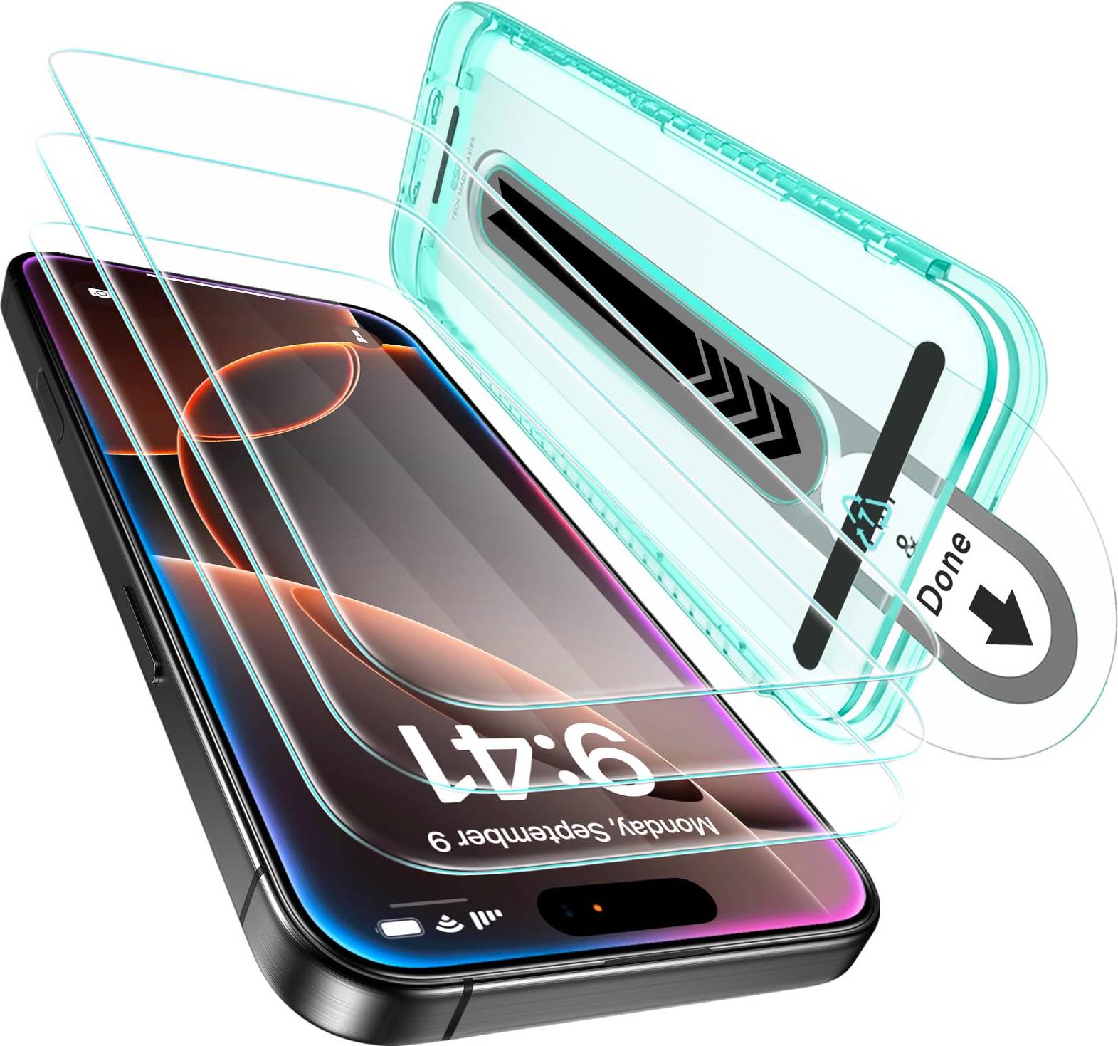 ESR iPhone 16 Pro Screen Protector 3 Pack