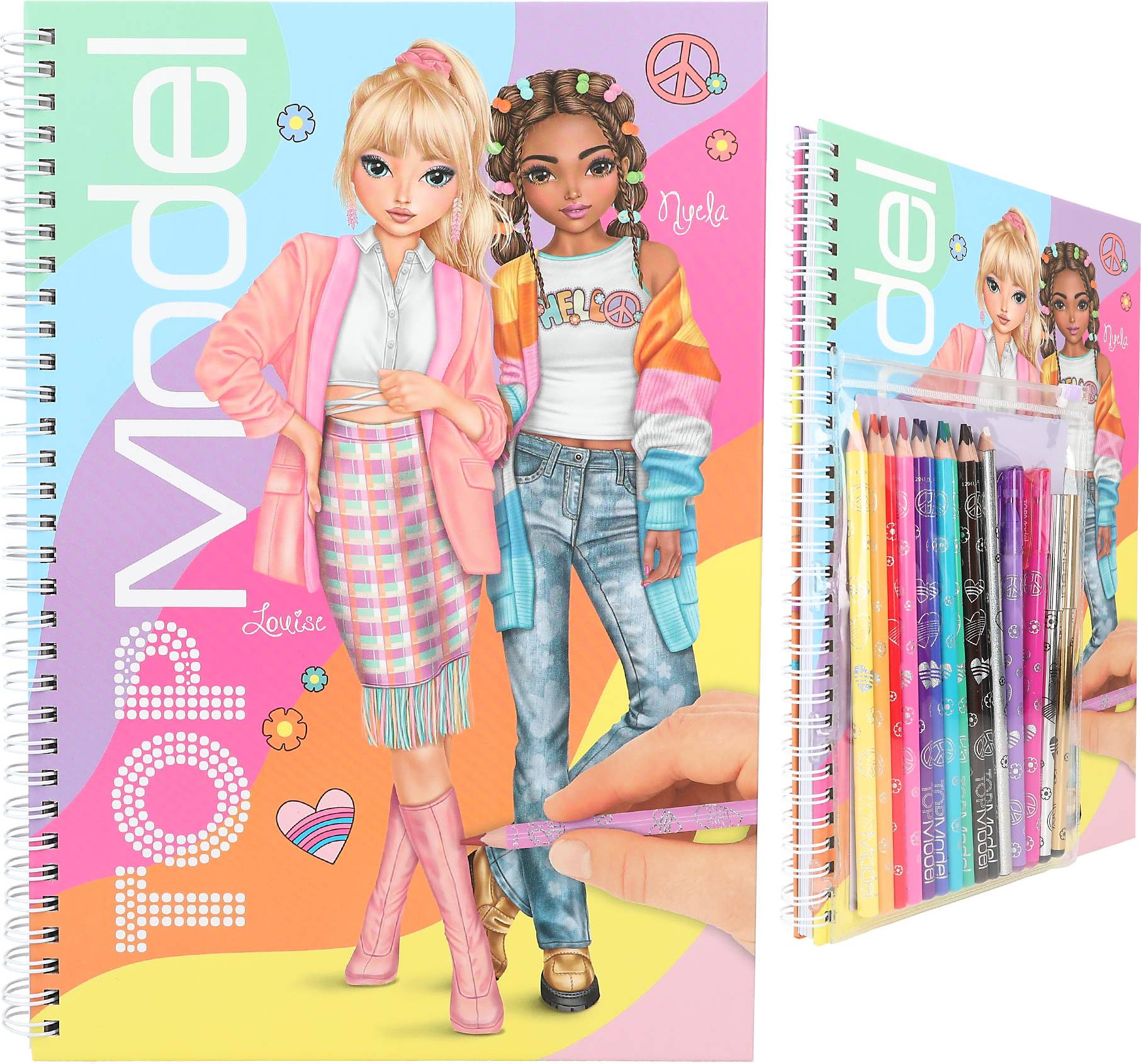 Depesche Topmodel Colouring Book Set