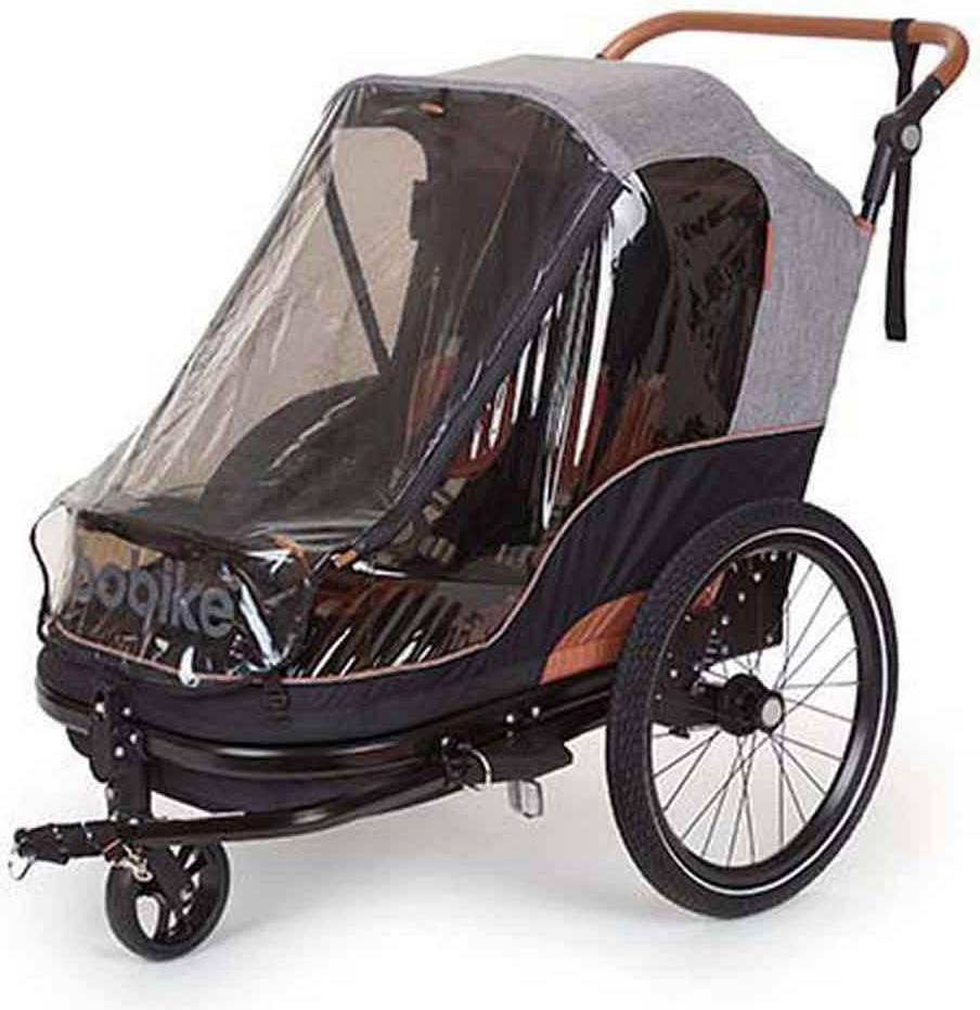 2 In 1 Trailer Grau