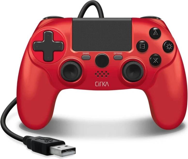 Nuforce Bedrade Controller Voor PS4 PC Mac Rood