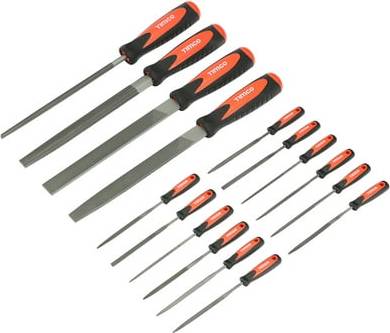 Timco File & Rasp Set 16 Pc Blister Pack 16 Rasp