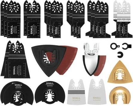 SHALL 102pcs Multitool Blades Oscillating Kit
