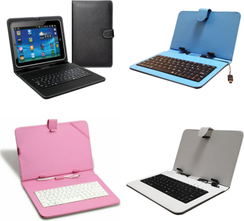 SUPERSONIC 7 Inch Tablet Keyboard Case SC-107KB
