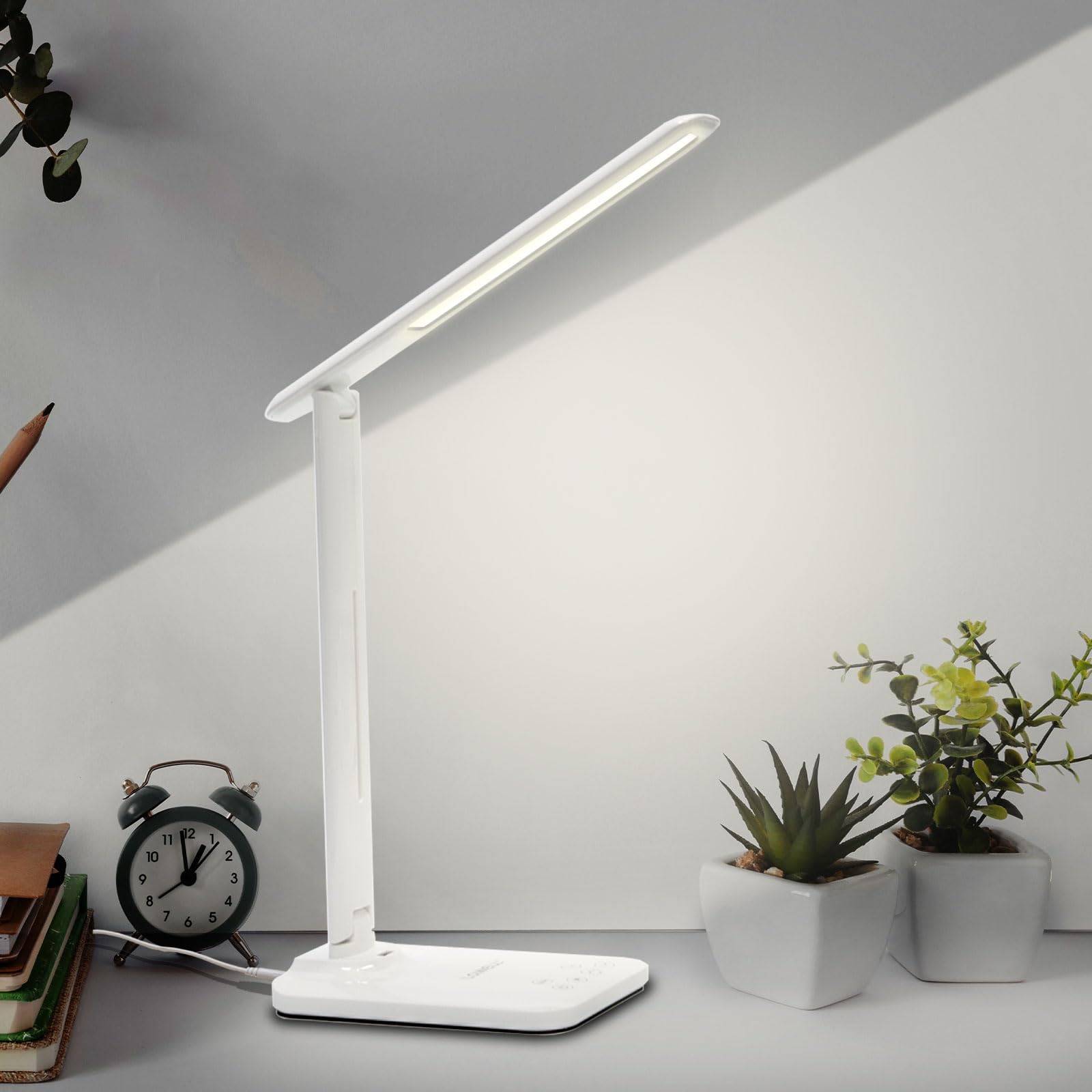 LQWELL LED Desk 3 Color Temperature Modes Table Lamp
