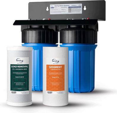 House water filter system iSpring Water Systems iSpring WGB21B-CPB Whole House Water Filter System