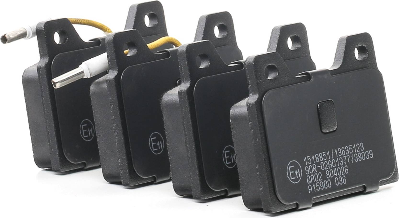 Ridex Brake Pad Set 402B1058 Rear Axle