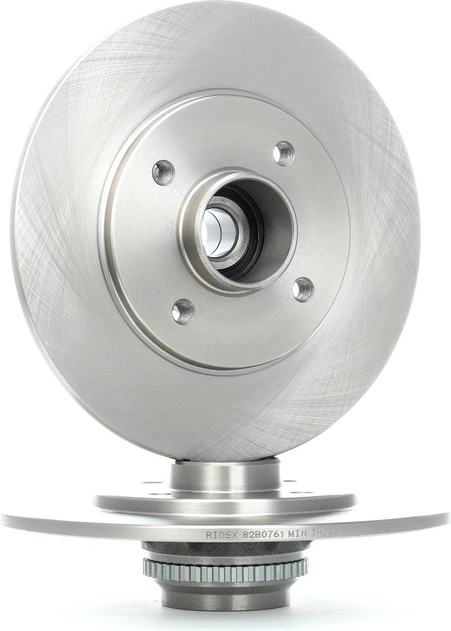 Ridex Brake Disc 82B0761 Rear Axle