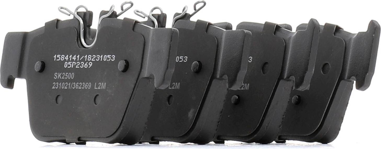 Ridex 402B1880 Brake Pad Set Rear Axle