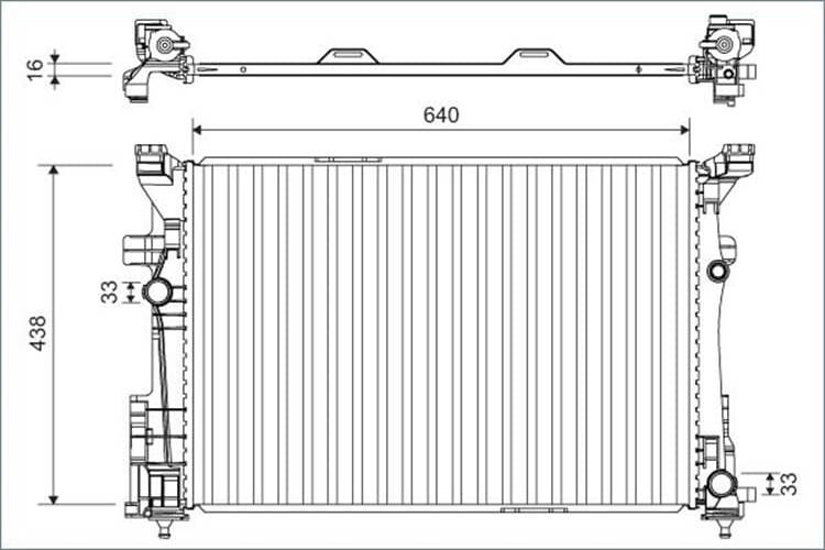 Valeo Radiator 701133