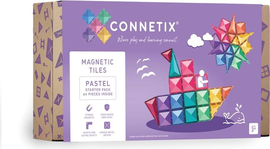 CONNETIX Pastel Starter Pack 64 Deler