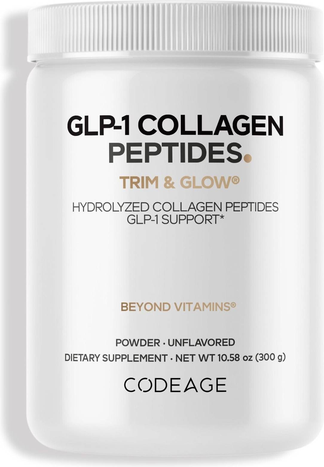 Codeage GLP-1 Collagen Powder 300 Grams