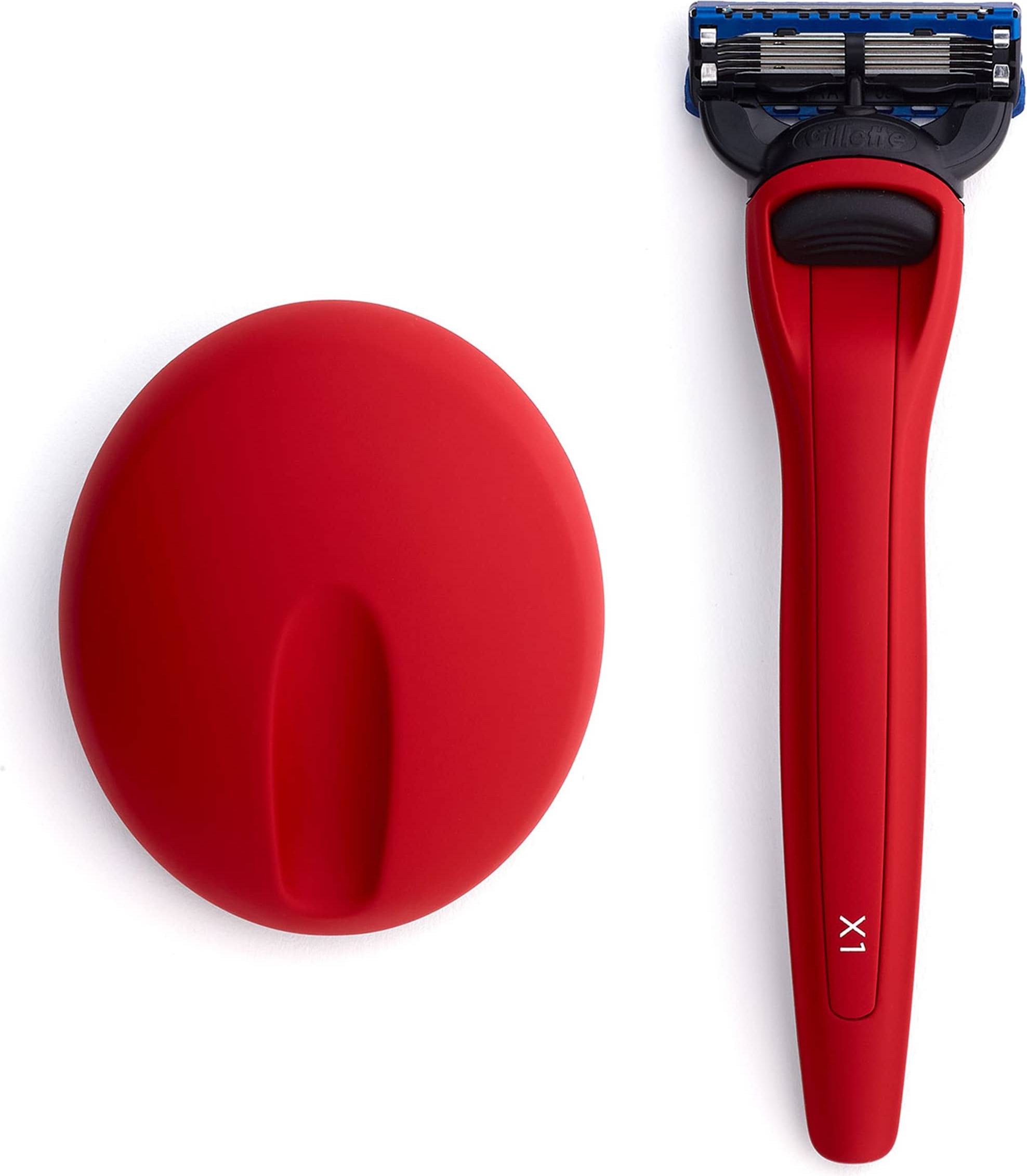 X1 Matte Red Razor and Stand